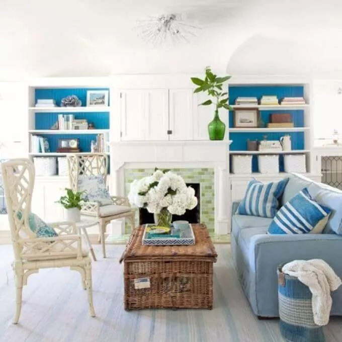 Corner Fireplace Ideas Hidden TV