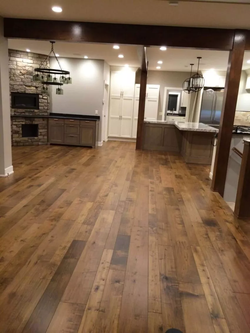 Engineered Wood Basement Flooring and Paint Ideas