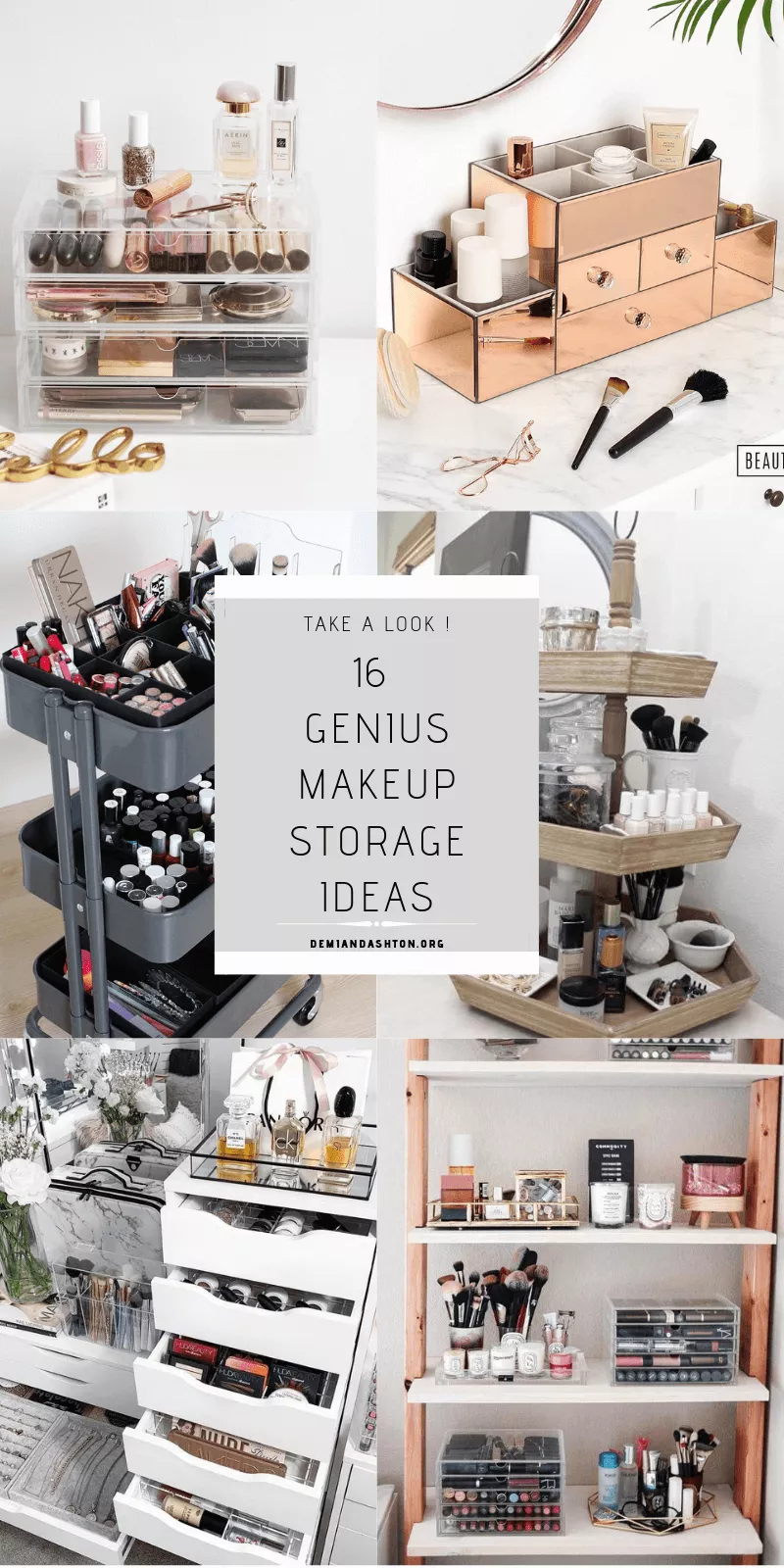 Genius Makeup Storage Ideas