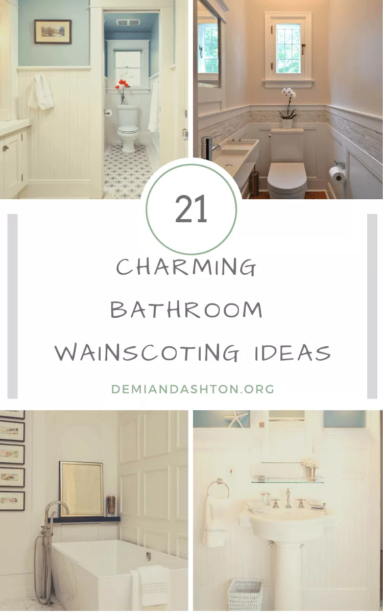 Charming Bathroom Wainscoting Ideas