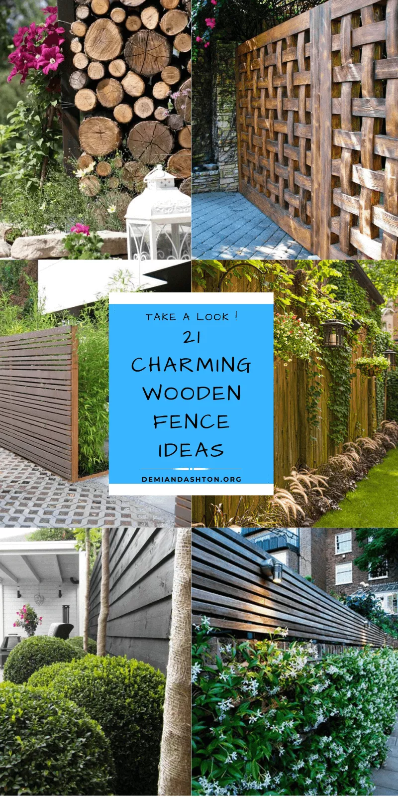 Charming Wooden Fence Ideas