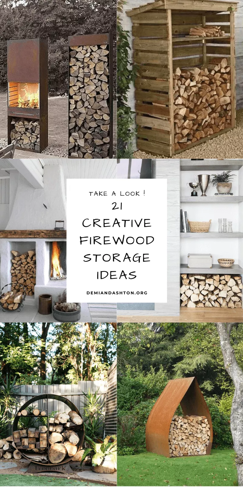 Creative Firewood Storage Ideas