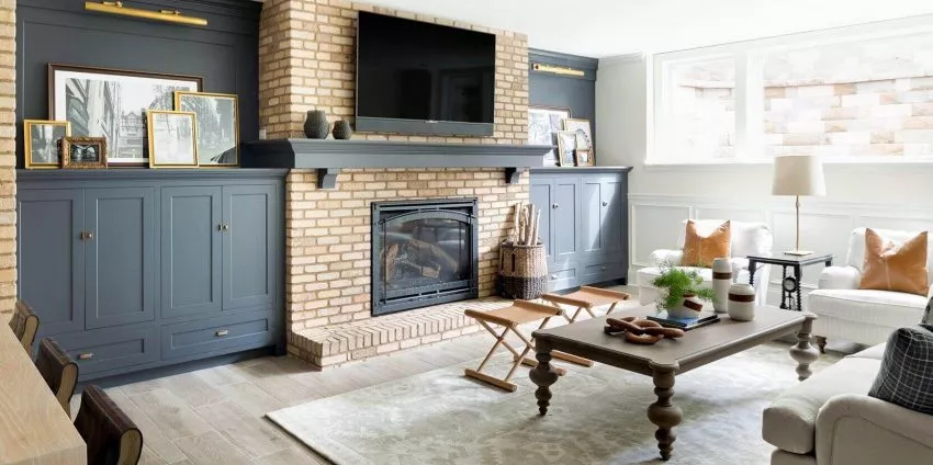 Grey and Gold Combo in Living Room Ideas