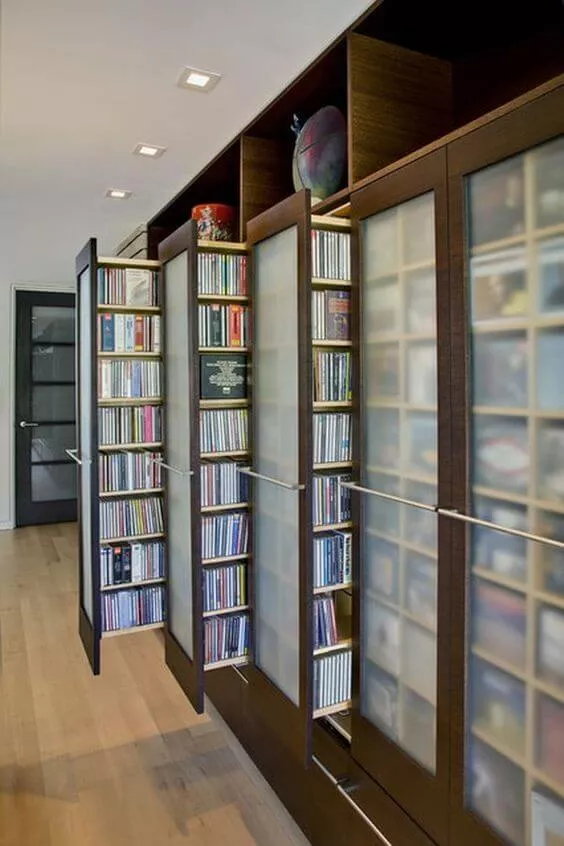 DVD Storage Ideas Space Cabinet