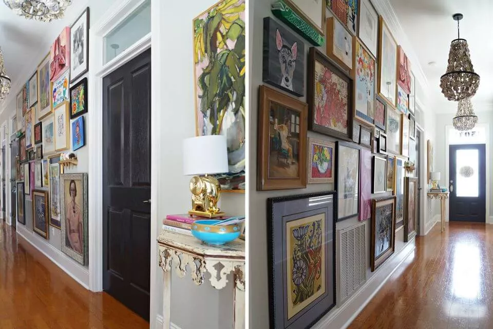 This Colorful Entryway Idea